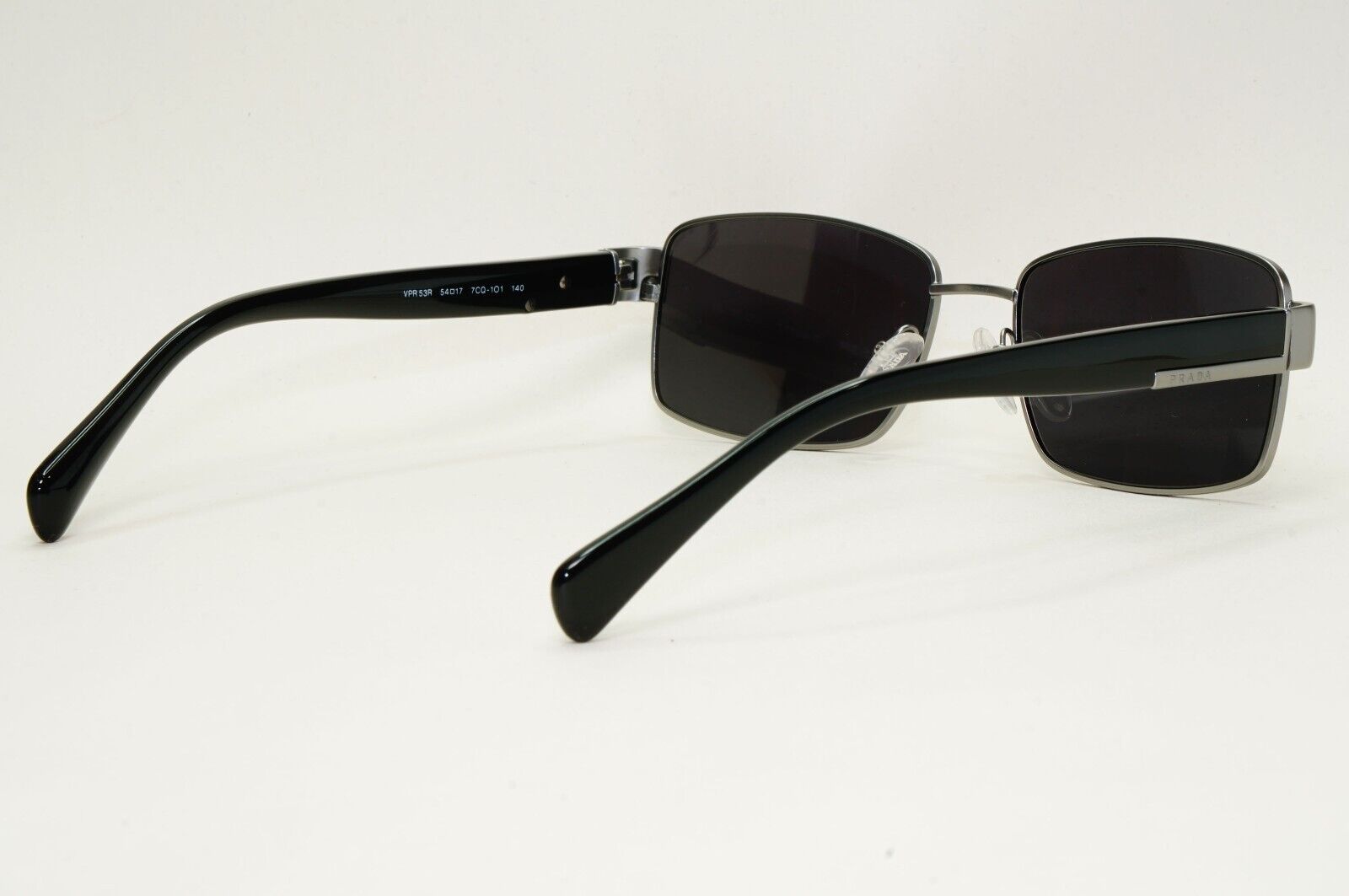 Prada Sunglasses 2014 Gunmetal Black Square Rectangle PR53PV VPR 53P 1CQ-1O1