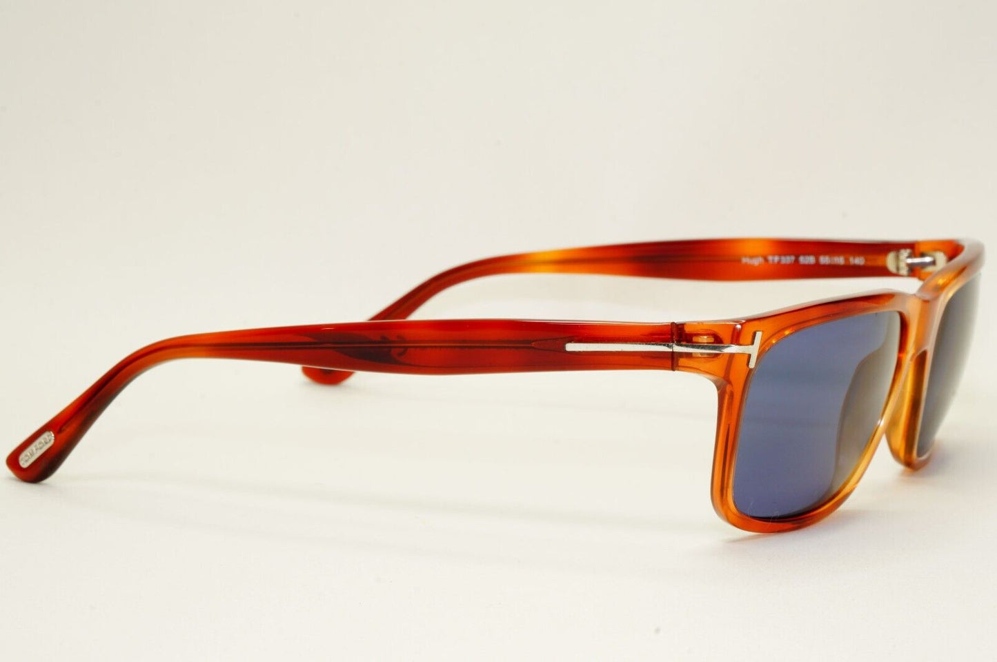 Tom Ford Sunglasses Hugh Brown Havana Square Gold FT0337 TF 337 52B 55mm