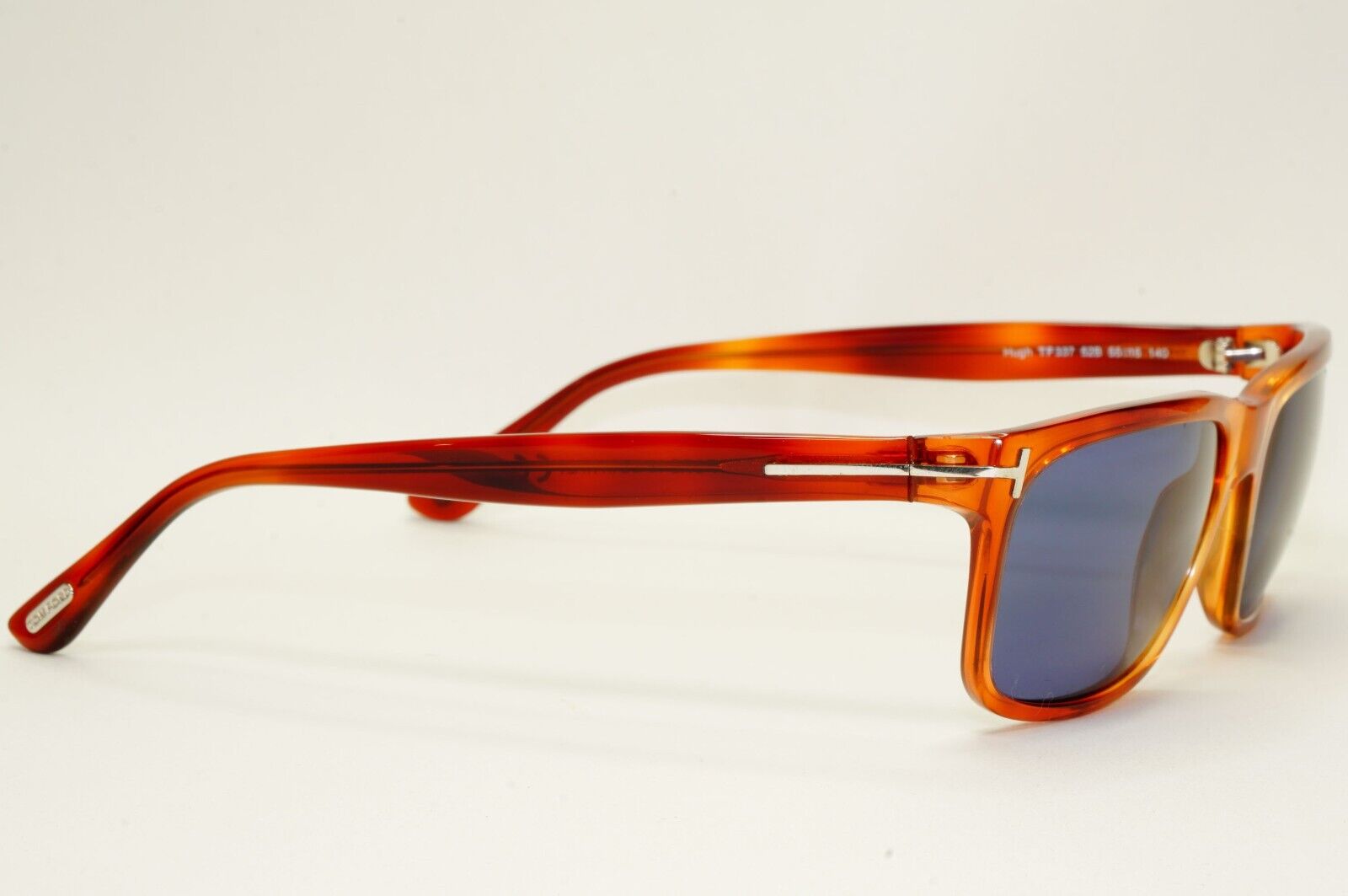 Tom Ford Sunglasses Hugh Brown Havana Square Gold FT0337 TF 337 52B 55mm
