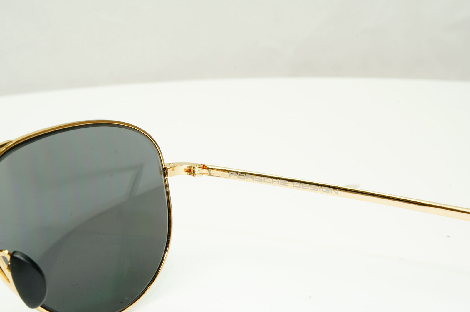 Porsche Design Sunglasses Silver Mirror Shiny Gold Pilot P8508 L 60mm