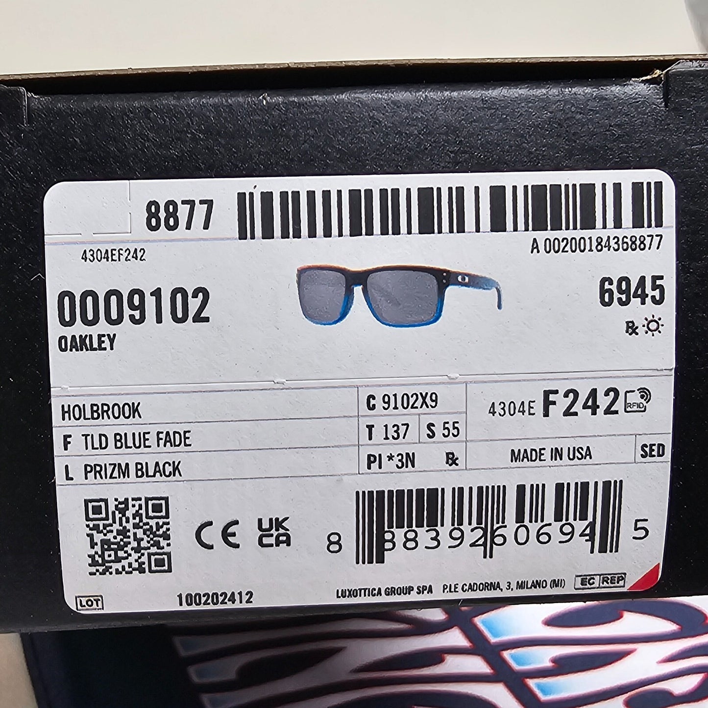 Oakley Sunglasses Holbrook Troy Lee Design Limited Edition Blue Black OO9102 X9