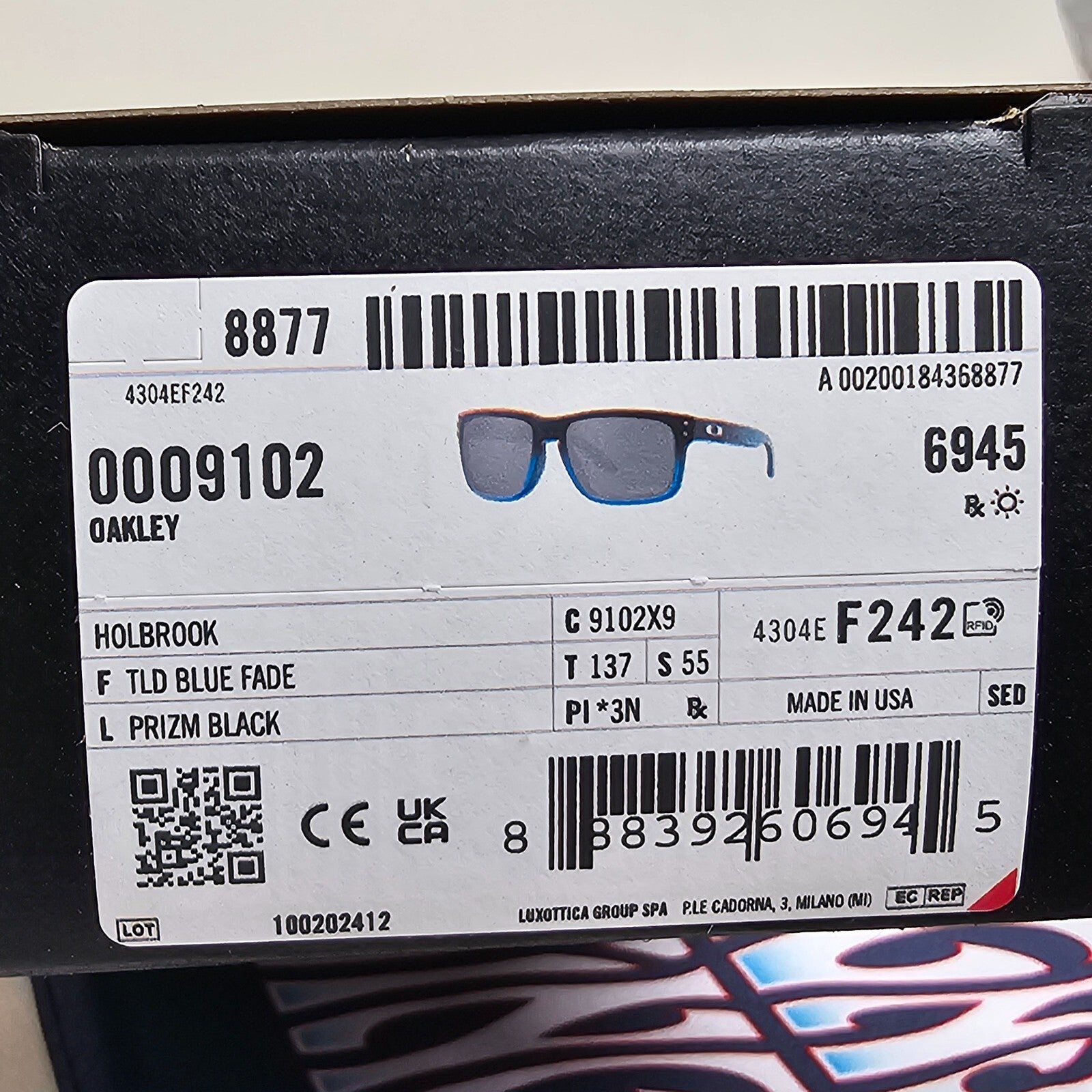 Oakley Sunglasses Holbrook Troy Lee Design Limited Edition Blue Black OO9102 X9
