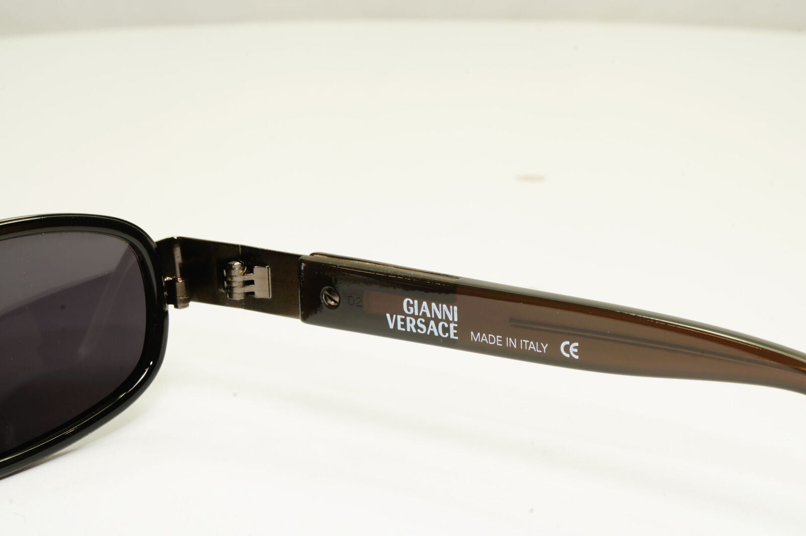 Gianni Versace 1996 Vintage Brown Gunmetal Medusa Sunglasses MOD X29 COL A34