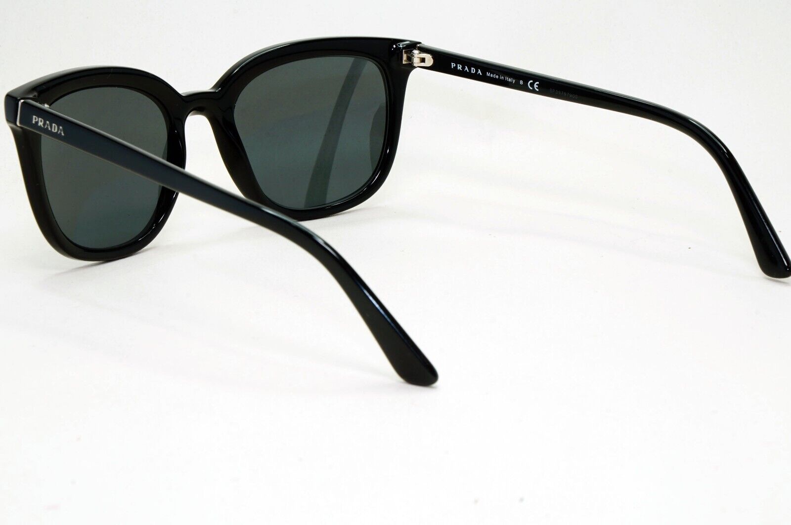Prada Sunglasses 2020 Black Glosst Grey PR03XS SPR 03X 1AB-5S0 53mm 031124