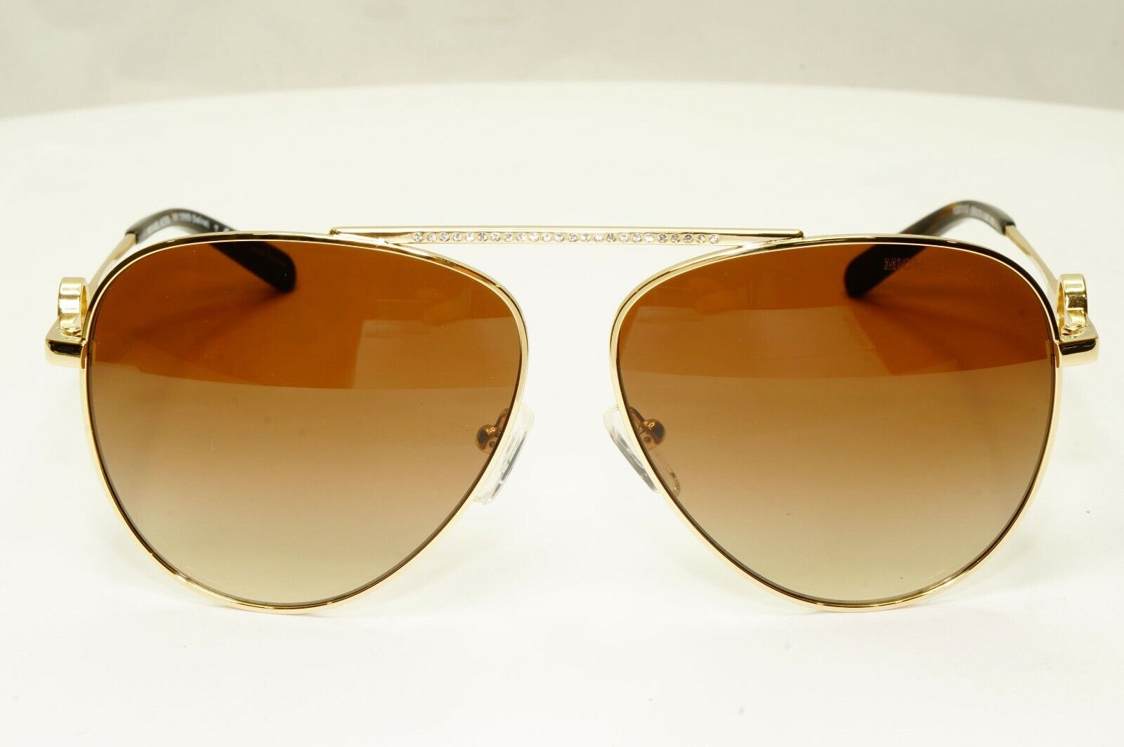Michael Kors Sunglasses Pilot Gold Brown Gradient MK 1066-B Salina 1001/13