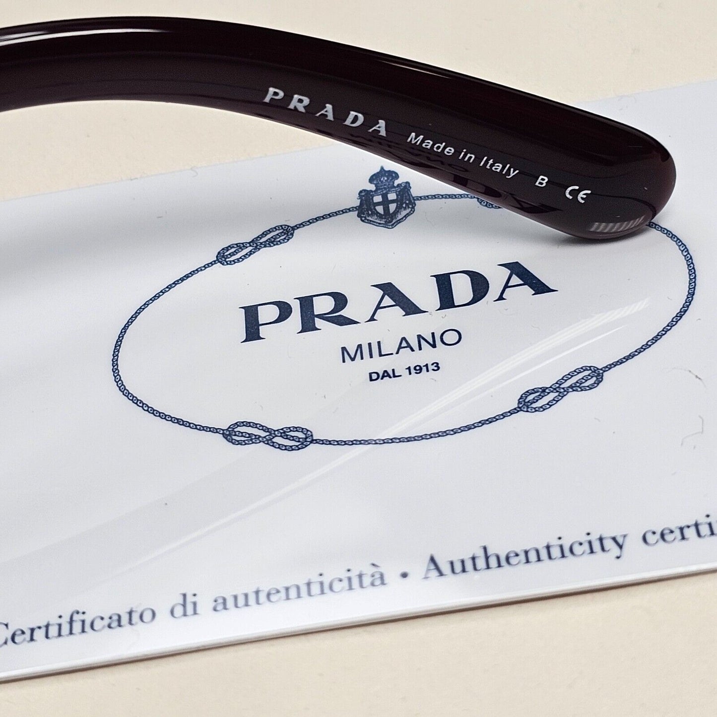 Prada Sunglasses Swirl Baroque Square Dark Red PR27OS SPR 27O MAX-0A5 061024