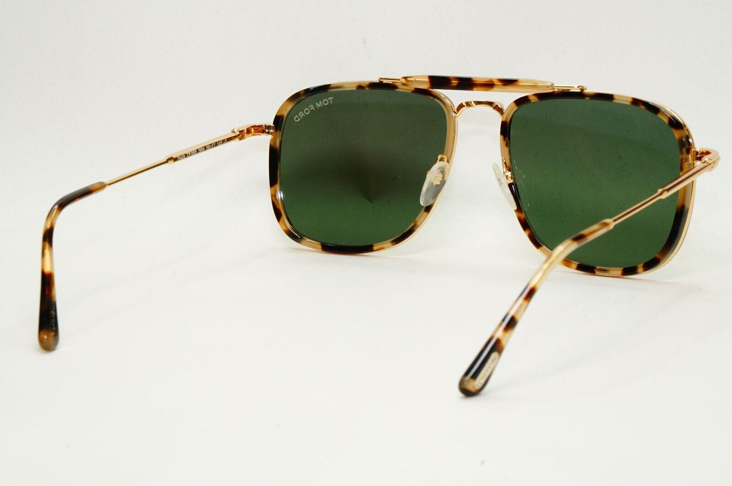 Tom Ford Sunglasses Huck Brown Gold Green Tortoise FT0665 TF 665 56N 56mm