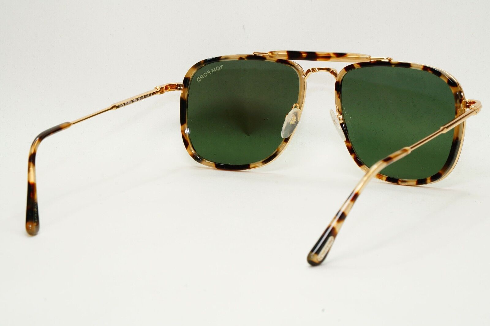 Tom Ford Sunglasses Huck Brown Gold Green Tortoise FT0665 TF 665 56N 56mm