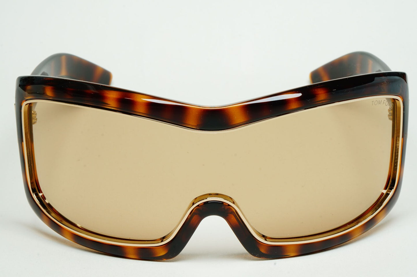 Tom Ford Sunglasses Olga Sunglasses Shield Ski Large Brown Tortoise TF 305 52J