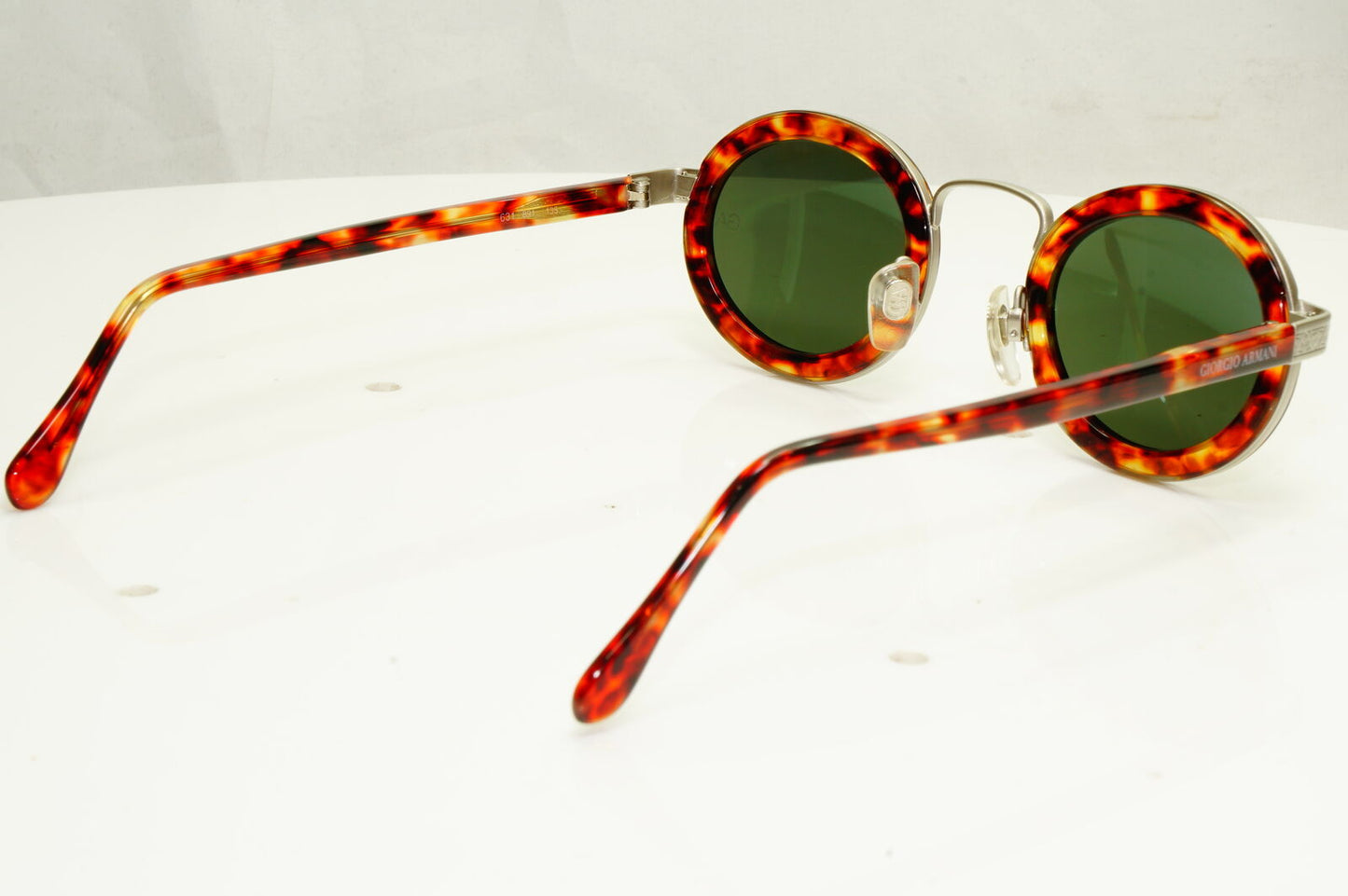 Authentic Giorgio Armani 1997 Vintage Sunglasses Oval Brown Mens Womens 631 891
