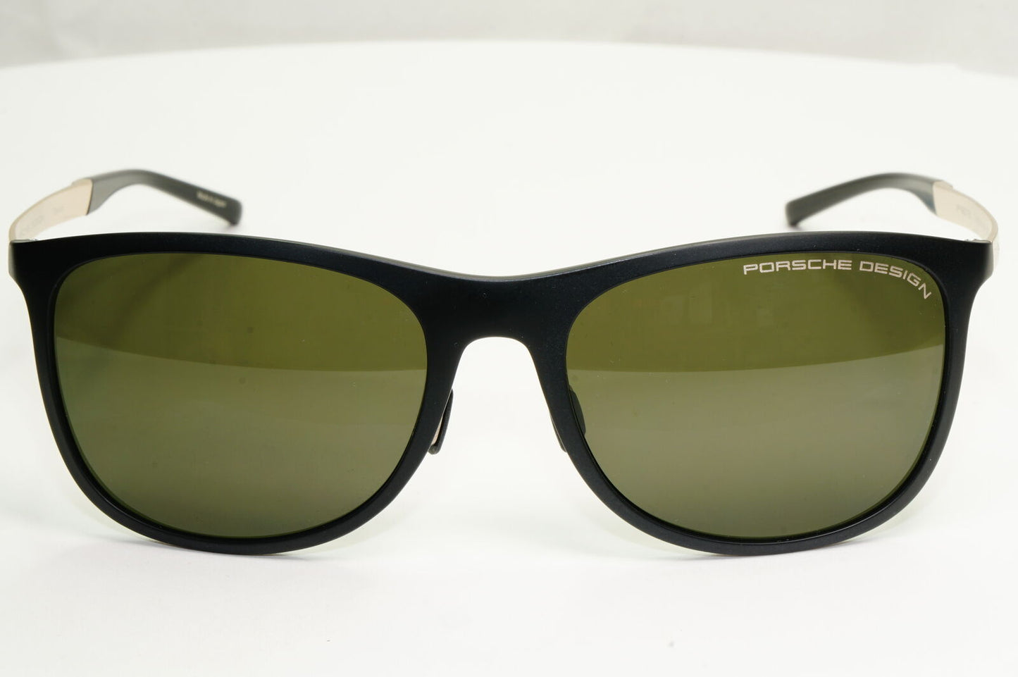 Porsche Design Titanium Polarised Sunglasses Japan Gold Black Green P8672 C