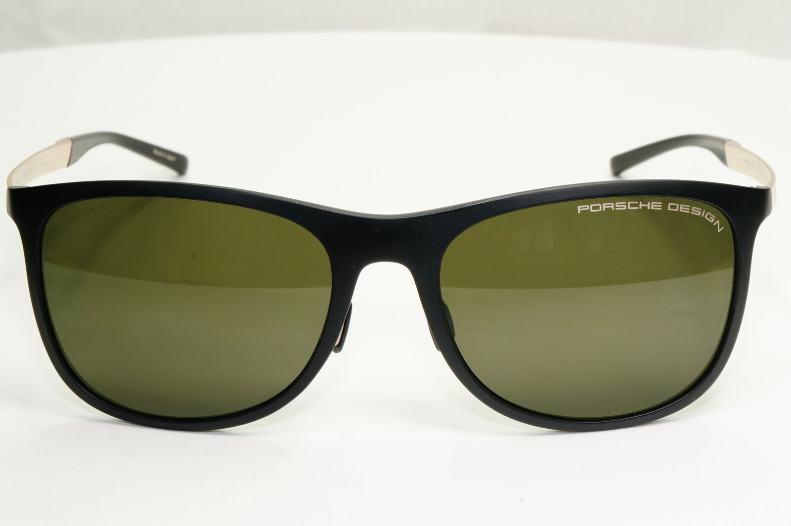 Porsche Design Titanium Polarised Sunglasses Japan Gold Black Green P8672 C