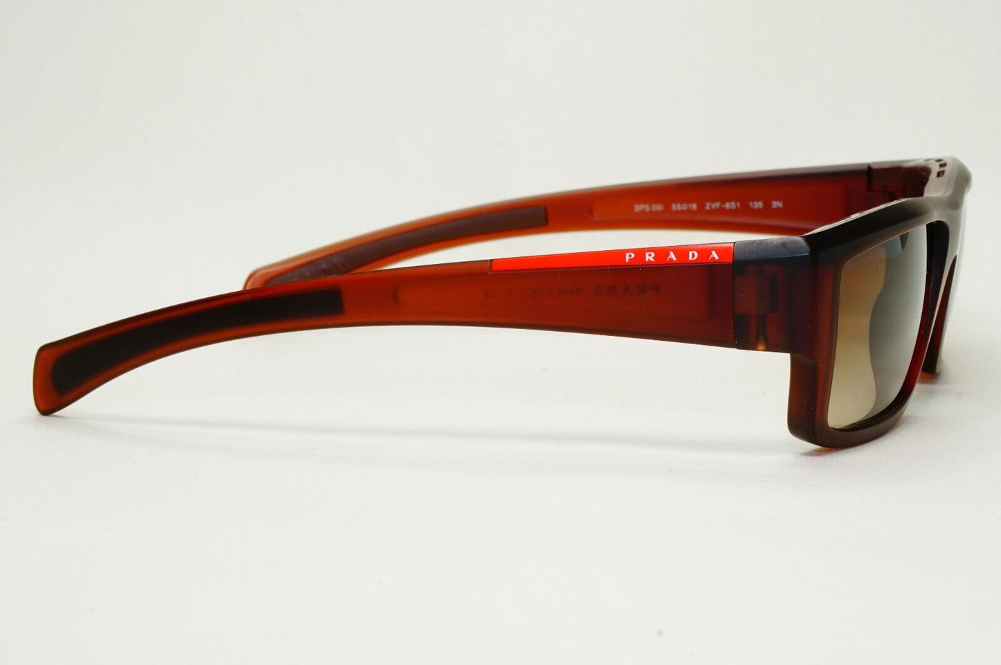 Prada Sunglasses 2007 Vintage Rectangle Brown PS05IS SPS 05I ZVF-6S1 061024