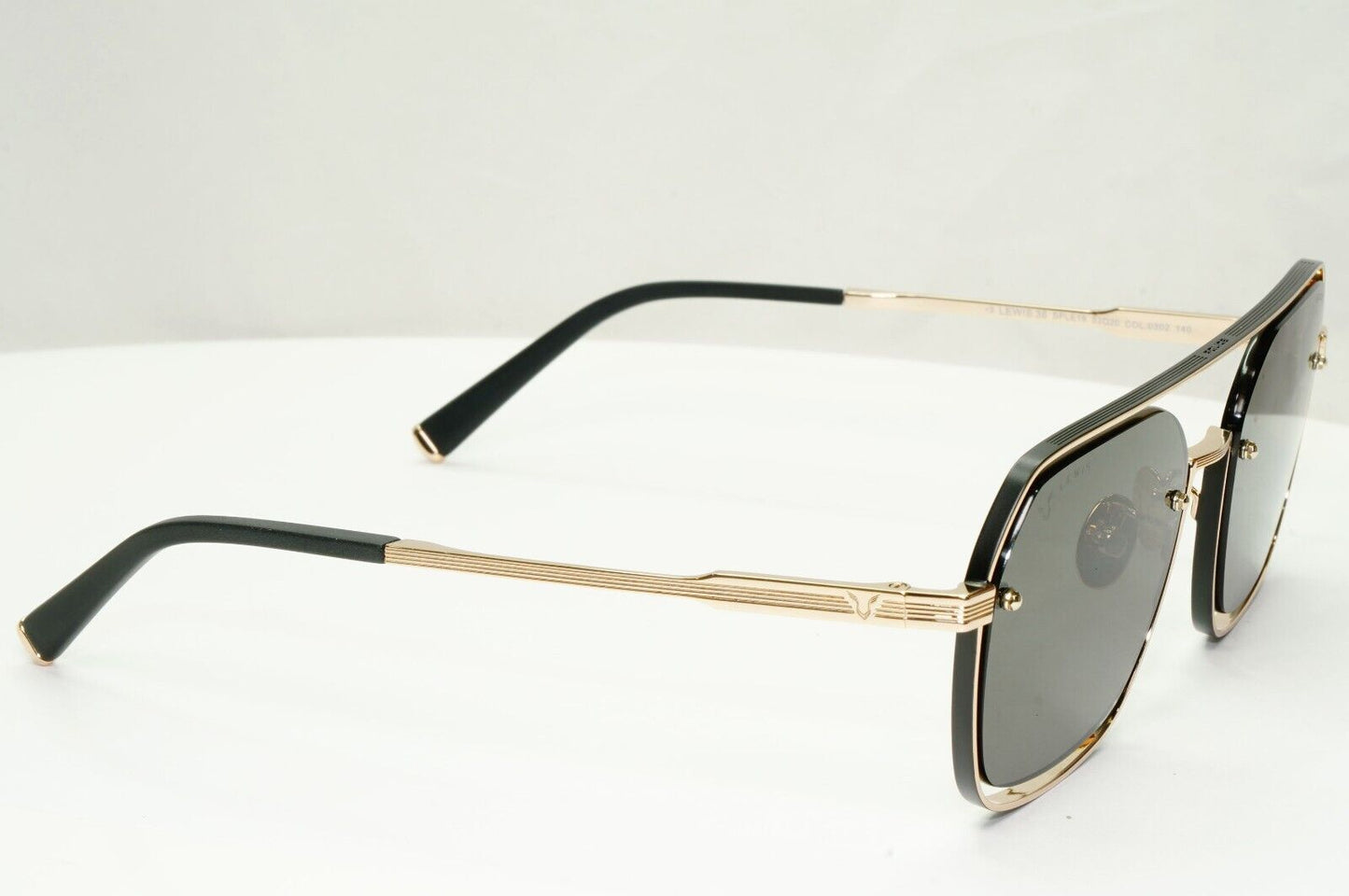 Police Lewis Hamilton F1 Sunglasses Gold Grey Square Pilot SPL E18 COL 0302