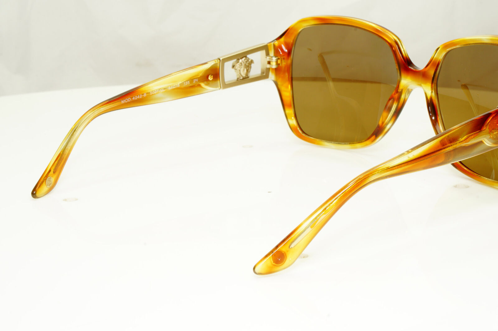 Authentic Versace Womens Vintage Sunglasses Brown 4242 Medusa 5027/2L 33778