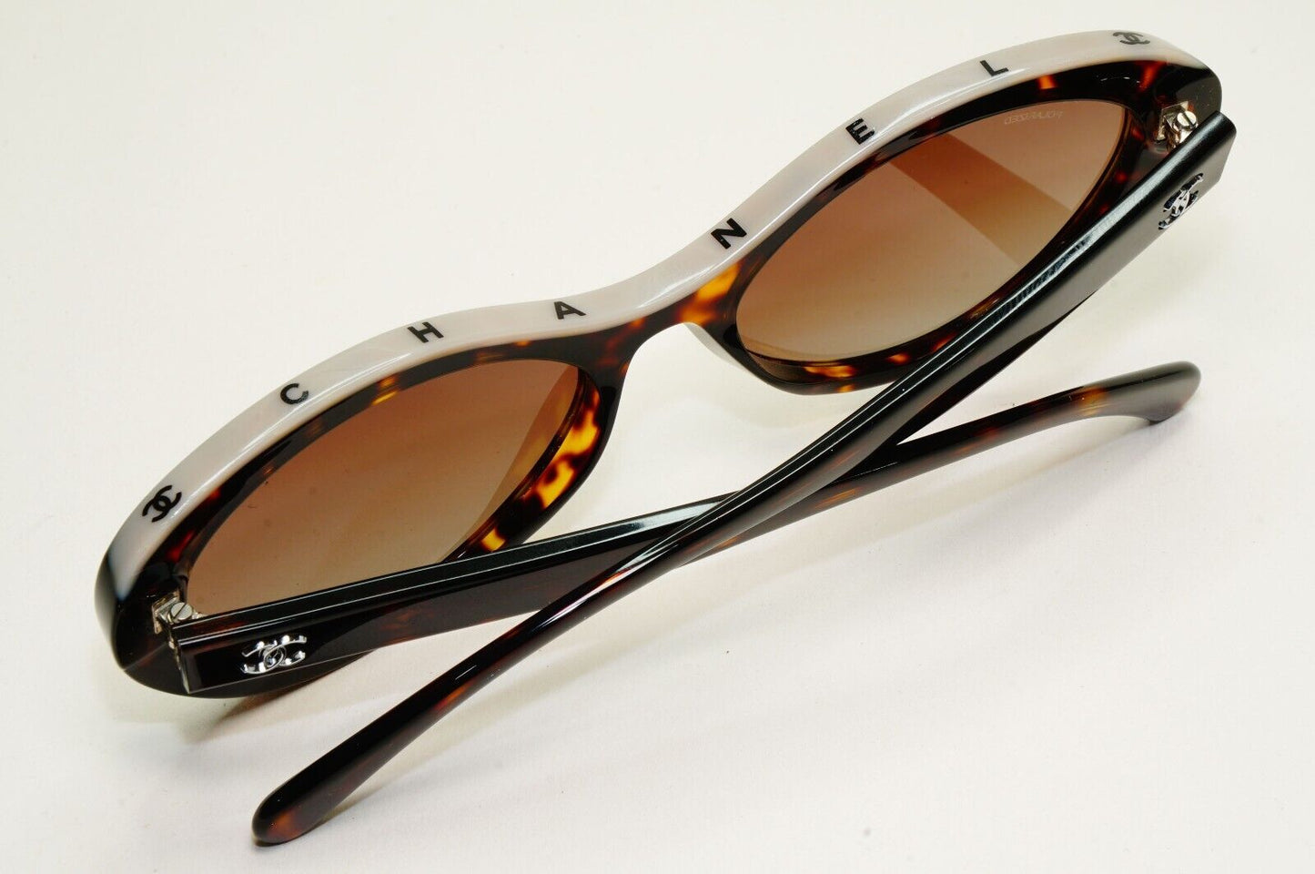 Chanel Sunglasses Polarised Letters Brown Tortoise Beige 5416 c.1682/S9 57mm