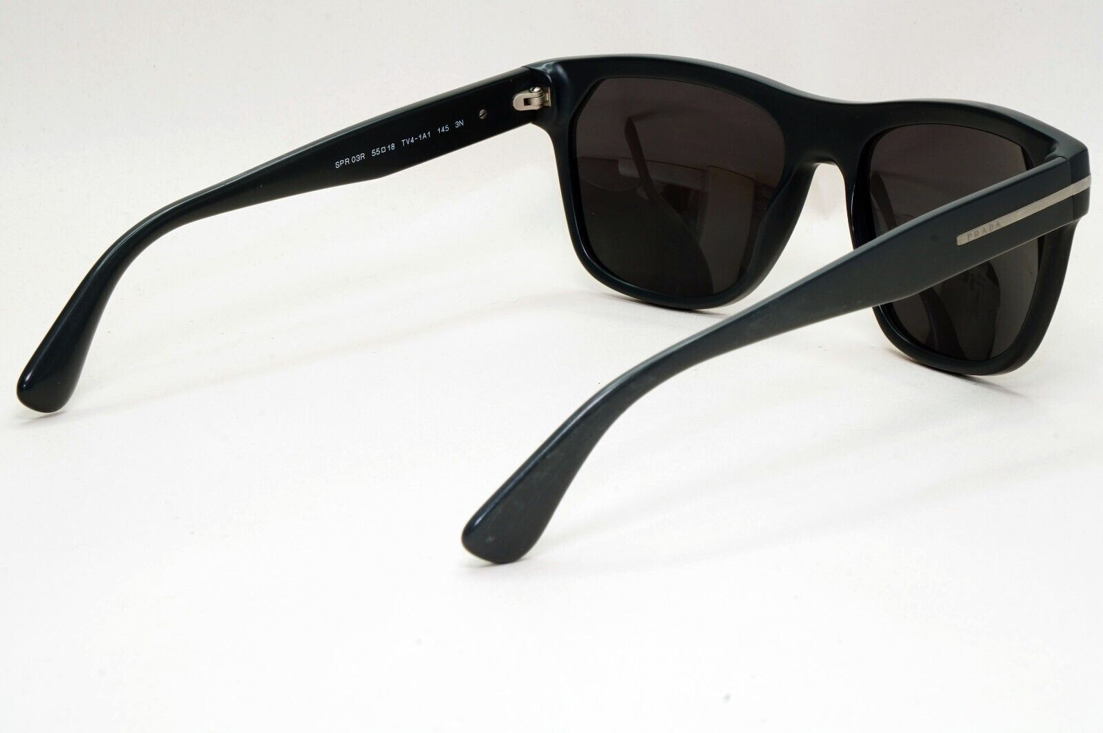 Prada Sunglasses 2013 Brushed Grey Dark Black PR03RS SPR 03R TV4-1A1 55mm 021124
