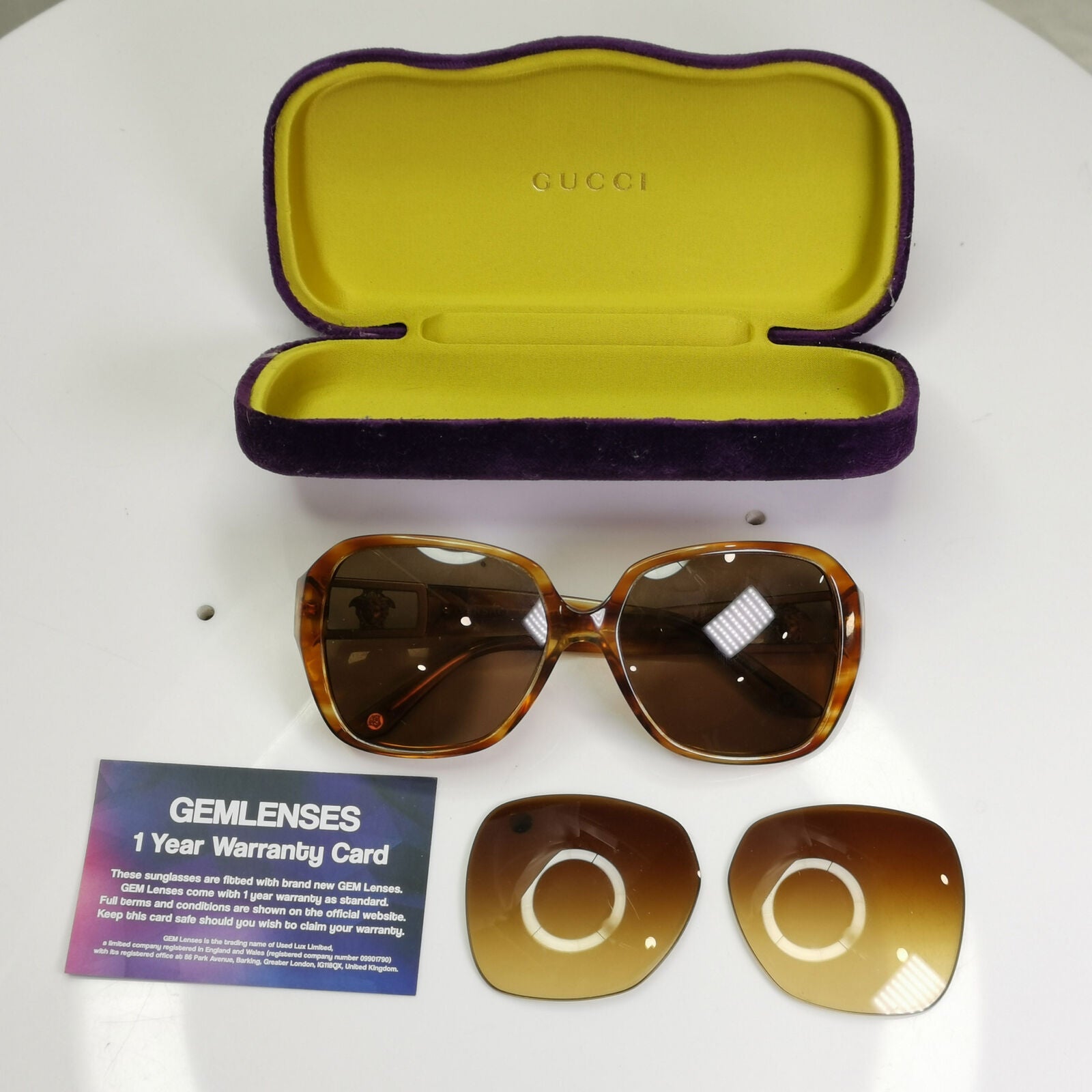 Authentic Versace Womens Vintage Sunglasses Brown 4242 Medusa 5027/2L 33778