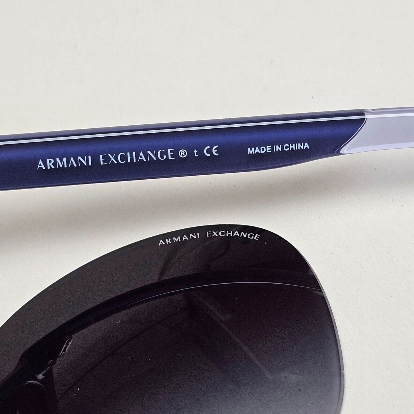 Armani Exchange Sunglasses 2015 Pale Blue Violet Black AX 4050 8189/8G 221124