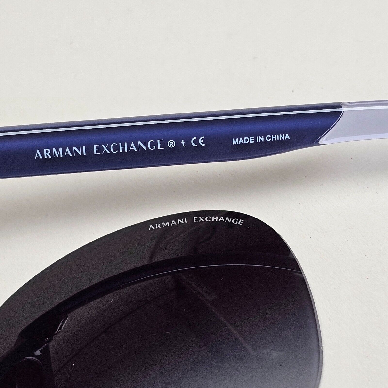 Armani Exchange Sunglasses 2015 Pale Blue Violet Black AX 4050 8189/8G 221124