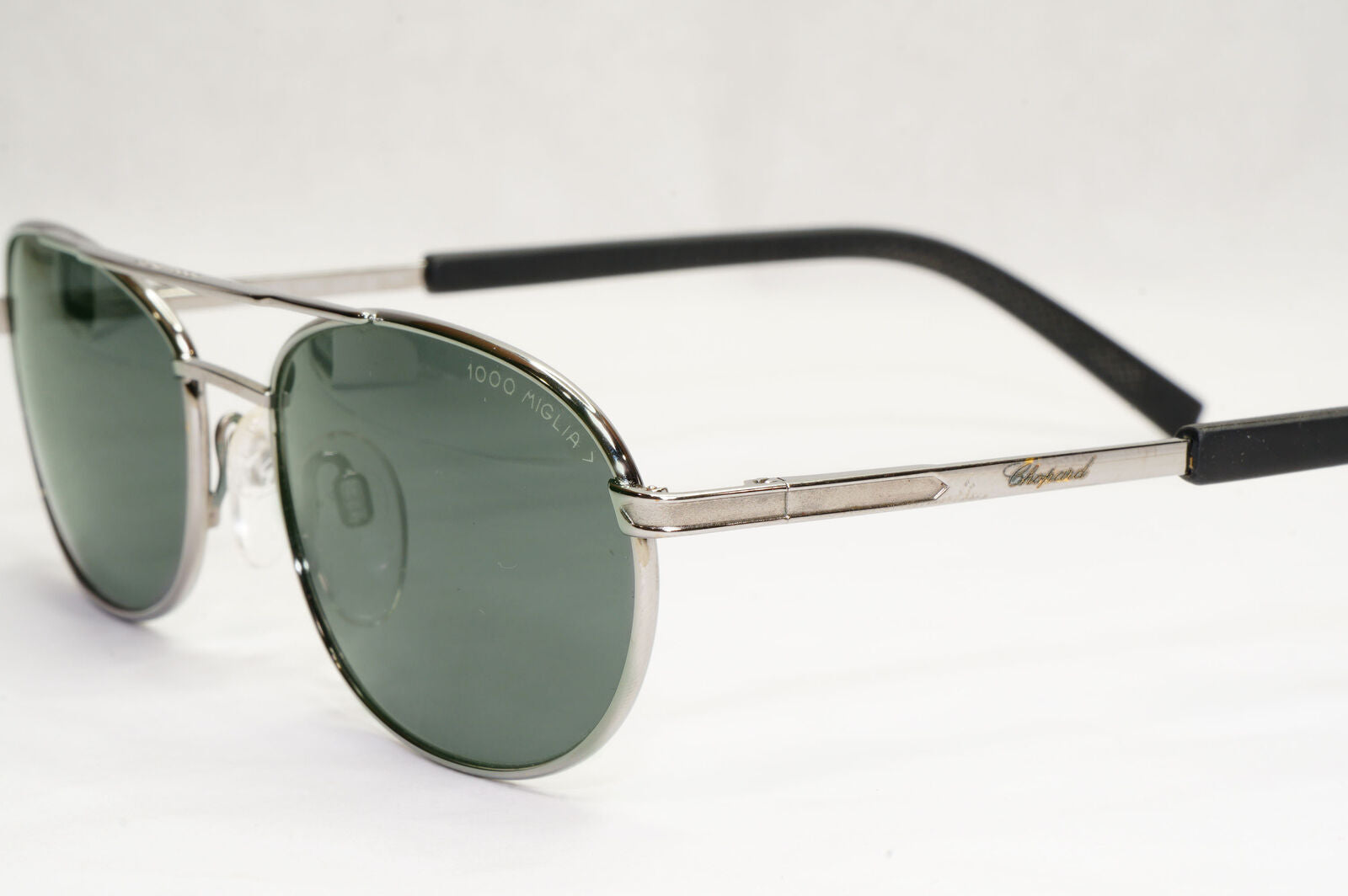 Chopard Sunglasses 1996 Vintage 1000 Miglia Silver Grey Oval C805 6062 191223