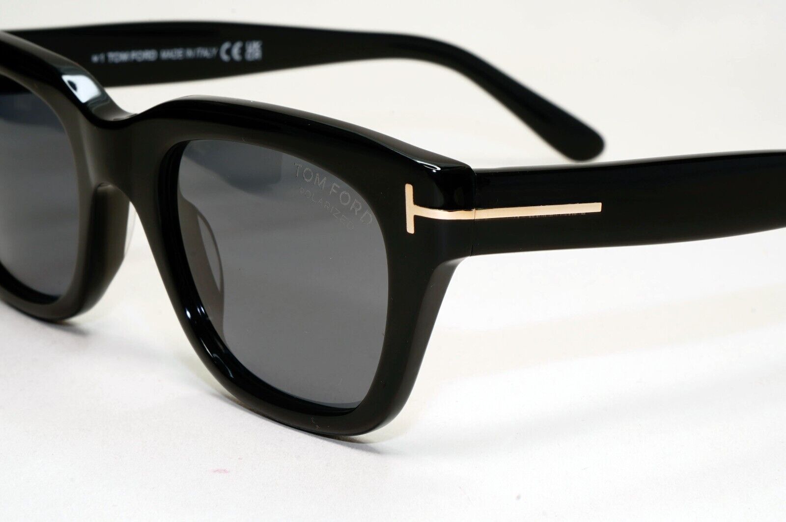 Tom Ford Sunglasses Snowdon Polarized Black Grey James Bond TF 237 FT0237 01D
