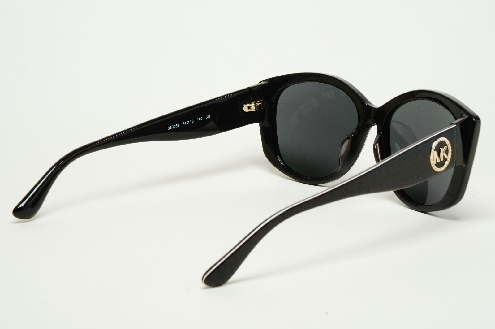 Michael Kors Sunglasses Black Gold Monogram Square MK 2175U Charleston 3500/87