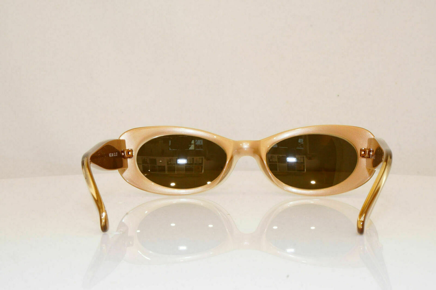 Gianni Versace 1996 Vintage Medusa Split Coin Sunglasses Brown MOD 248 COL 327