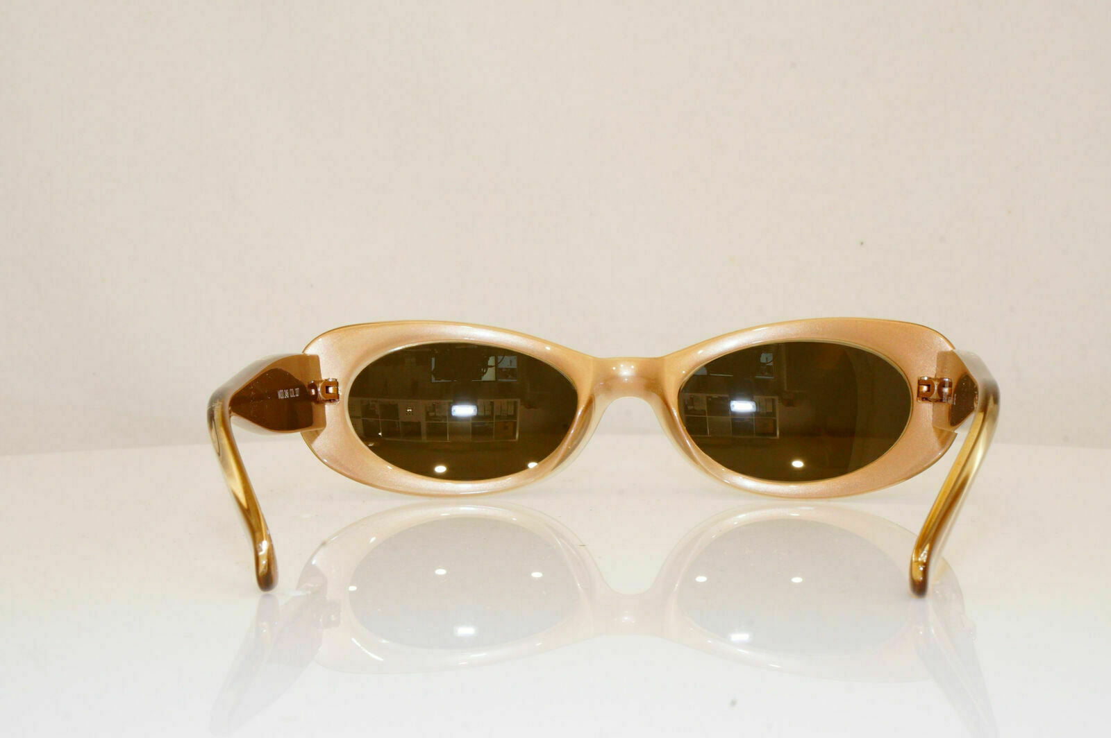 Gianni Versace 1996 Vintage Medusa Split Coin Sunglasses Brown MOD 248 COL 327