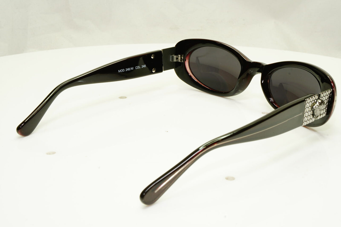Gianni Versace 1996 Womens Vintage Medusa Sunglasses Brown MOD 248/M COL 348