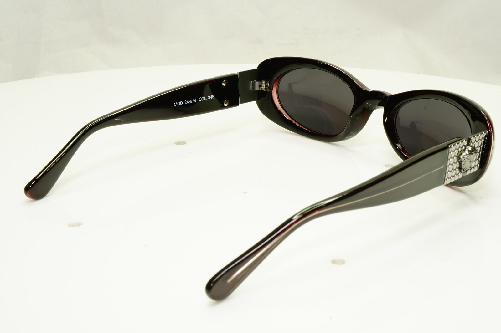 Gianni Versace 1996 Womens Vintage Medusa Sunglasses Brown MOD 248/M COL 348