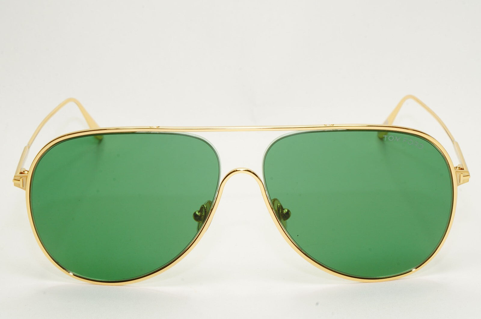 Tom Ford Sunglasses Alec Gold Green Metal Pilot Large FT0824 TF 824 30N 62mm A