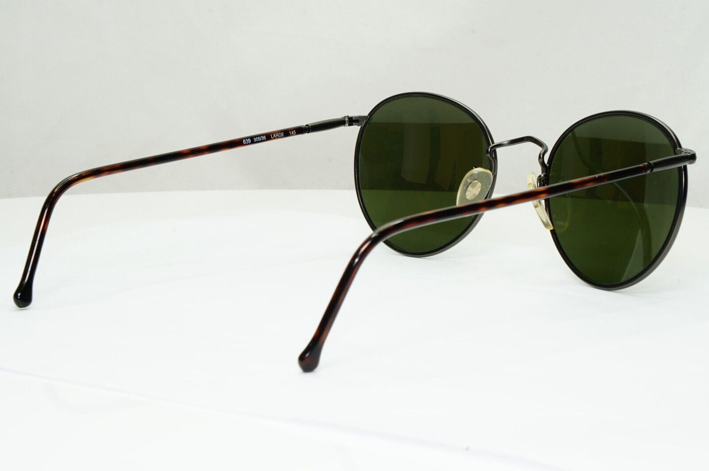 Giorgio Armani 1997 Vintage Sunglasses Gunmetal Green Mirror 639 905/36 51mm