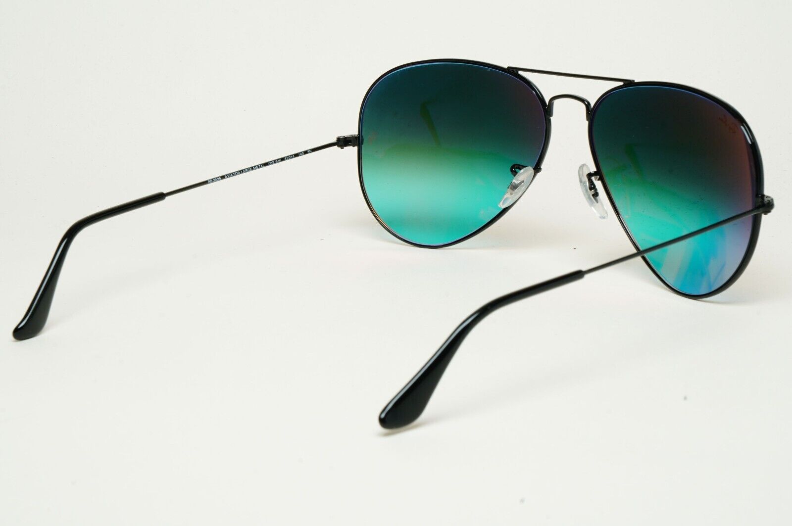 Ray-Ban Sunglasses Aviator Black Orange Mirror Pilot RB 3025 002/4W 62mm