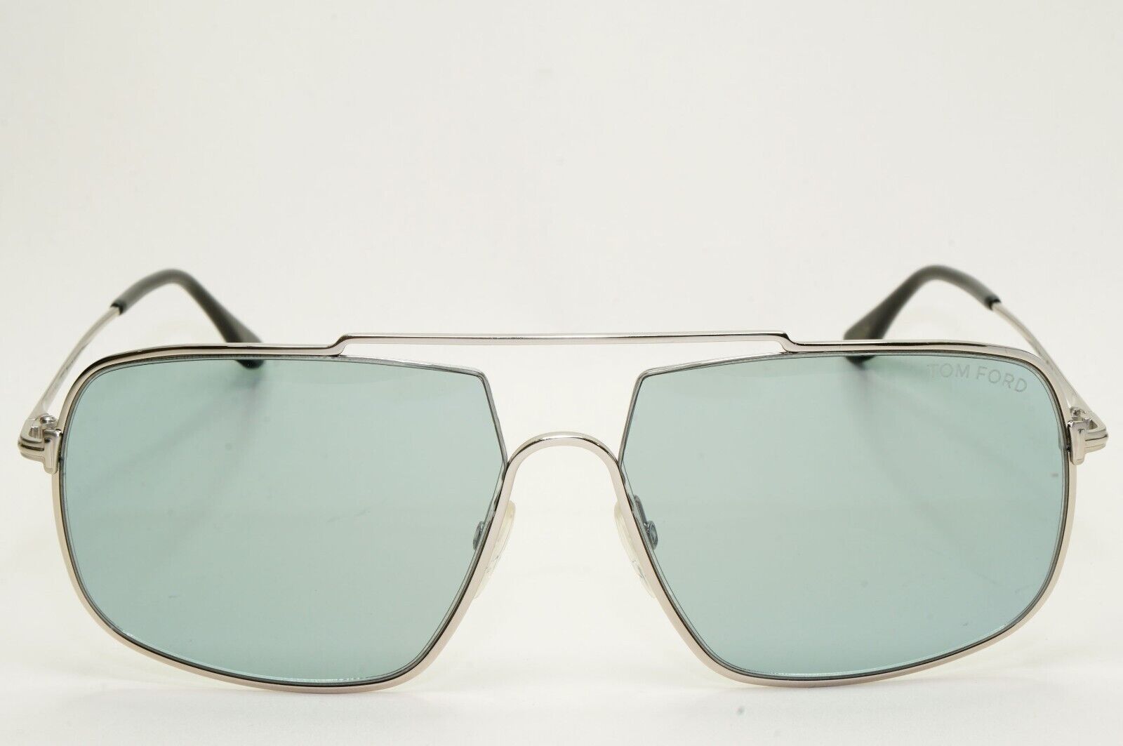 Tom Ford Sunglasses Aiden-02 Silver Mirror Square Navigator FT0585 TF 585 16A