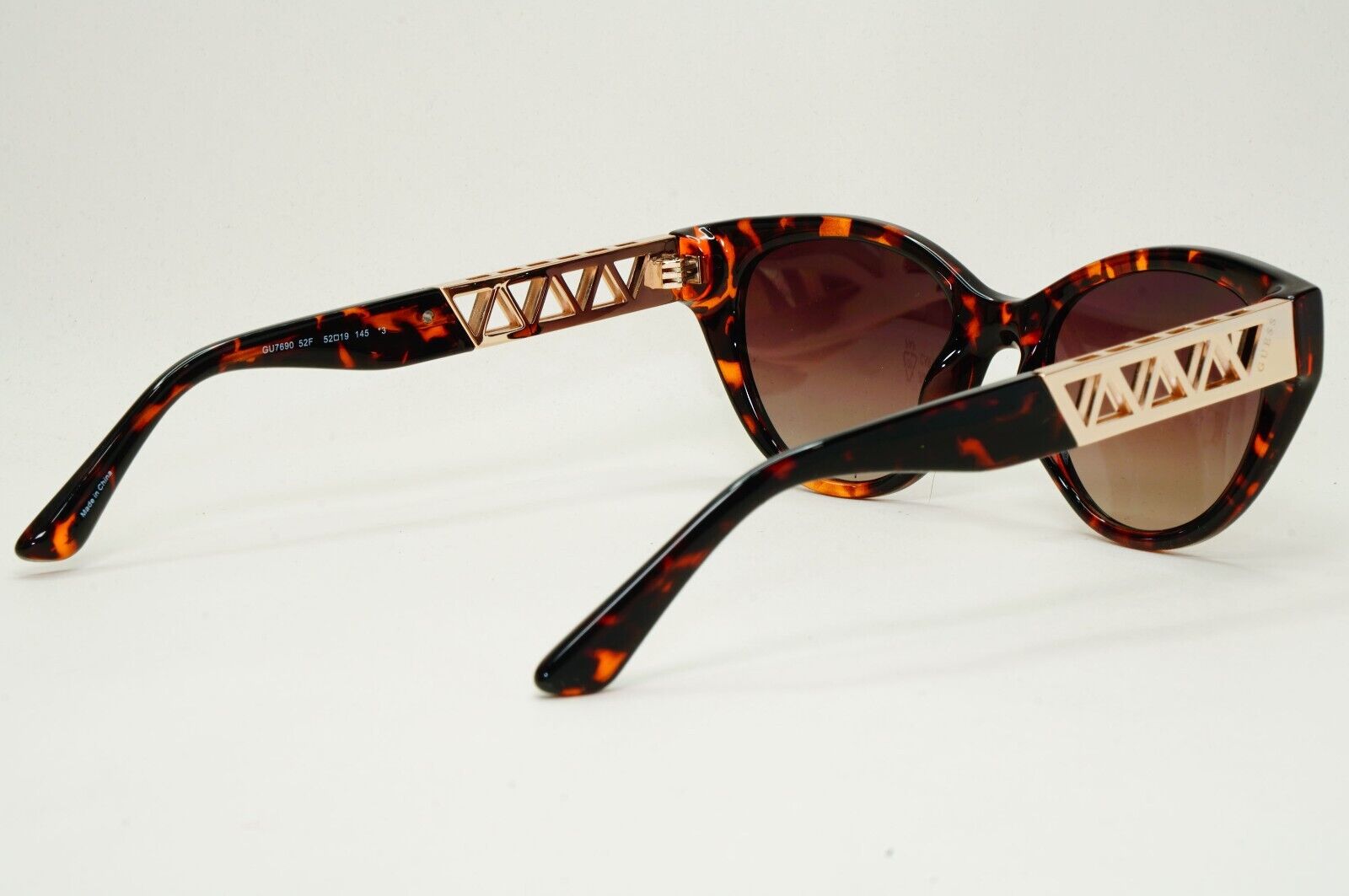 Guess Sunglasses Brown Gradient Tortoise Gold GU 7690 52F 301024