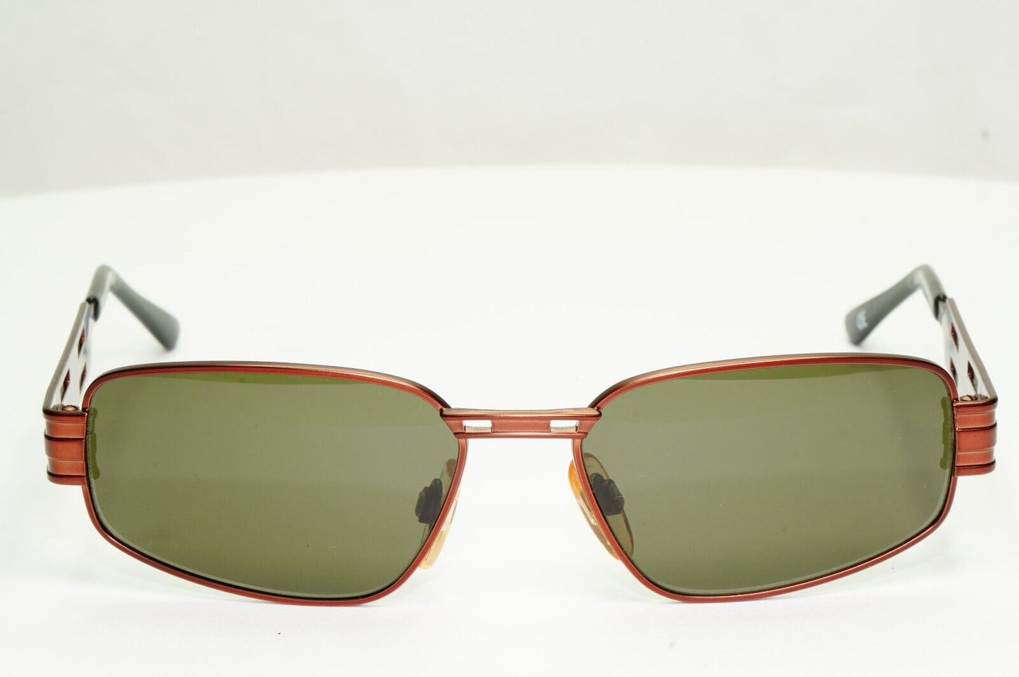 Versus Gianni Versace 1997 Sunglasses Vintage Brown Copper Green MOD R07 COL 87M