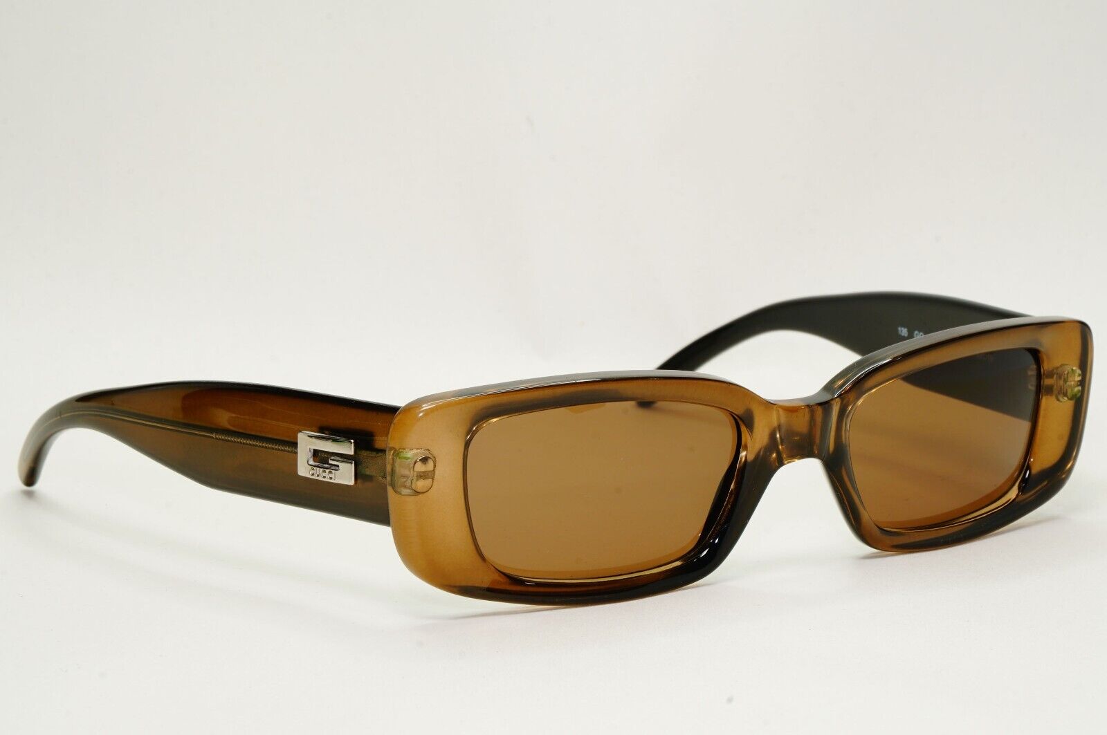 Gucci Sunglasses 1996 Vintage Brown Honey Transparent GG 2409/N/S 4NR 120824