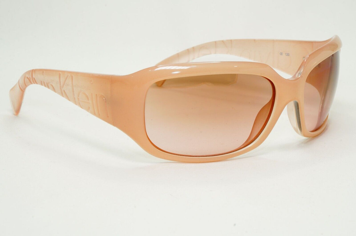 Calvin Klein Sunglasses 2005 Vintage Nude Beige Brown Unisex 838S 112 121124