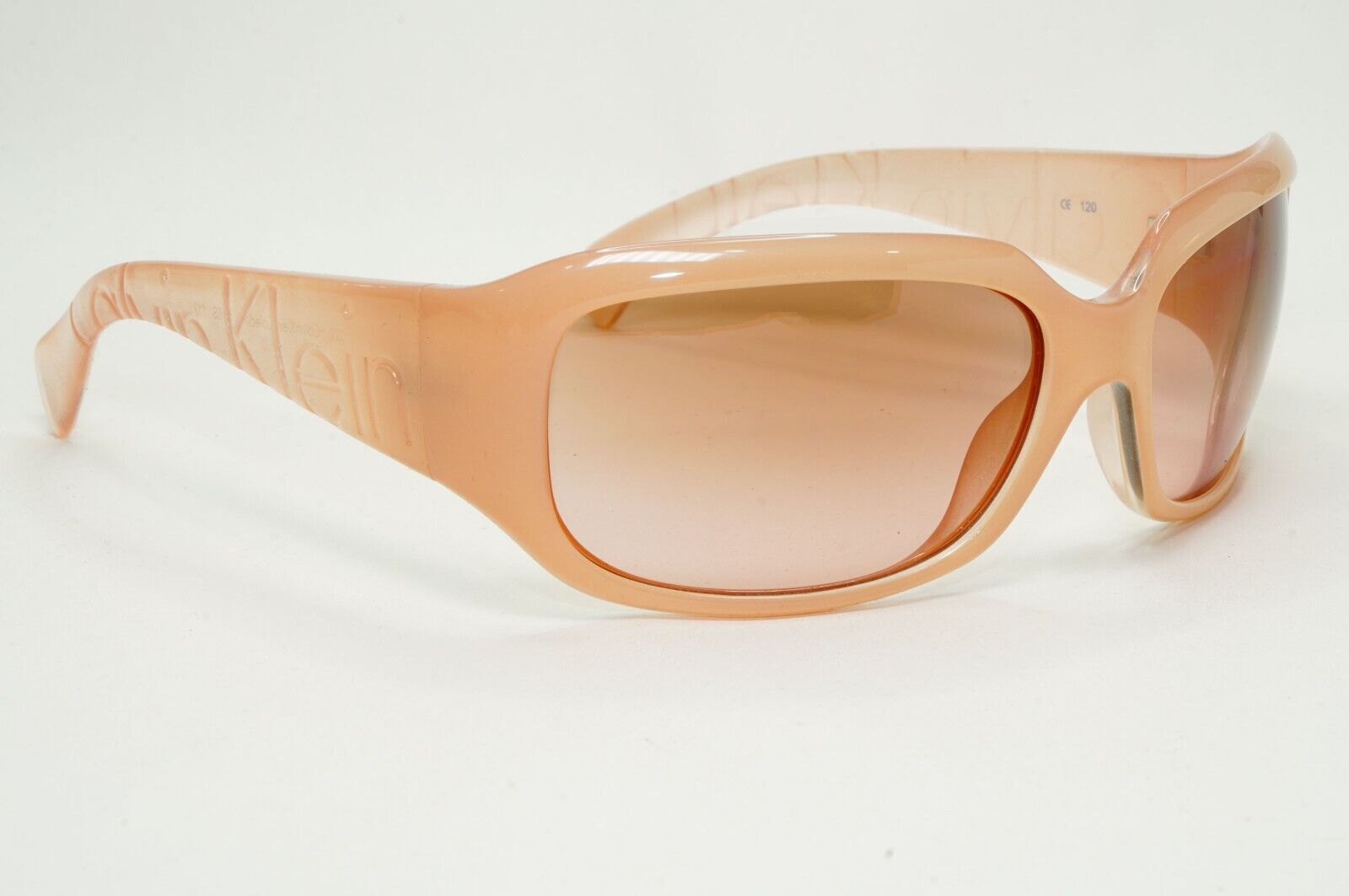 Calvin Klein Sunglasses 2005 Vintage Nude Beige Brown Unisex 838S 112 121124