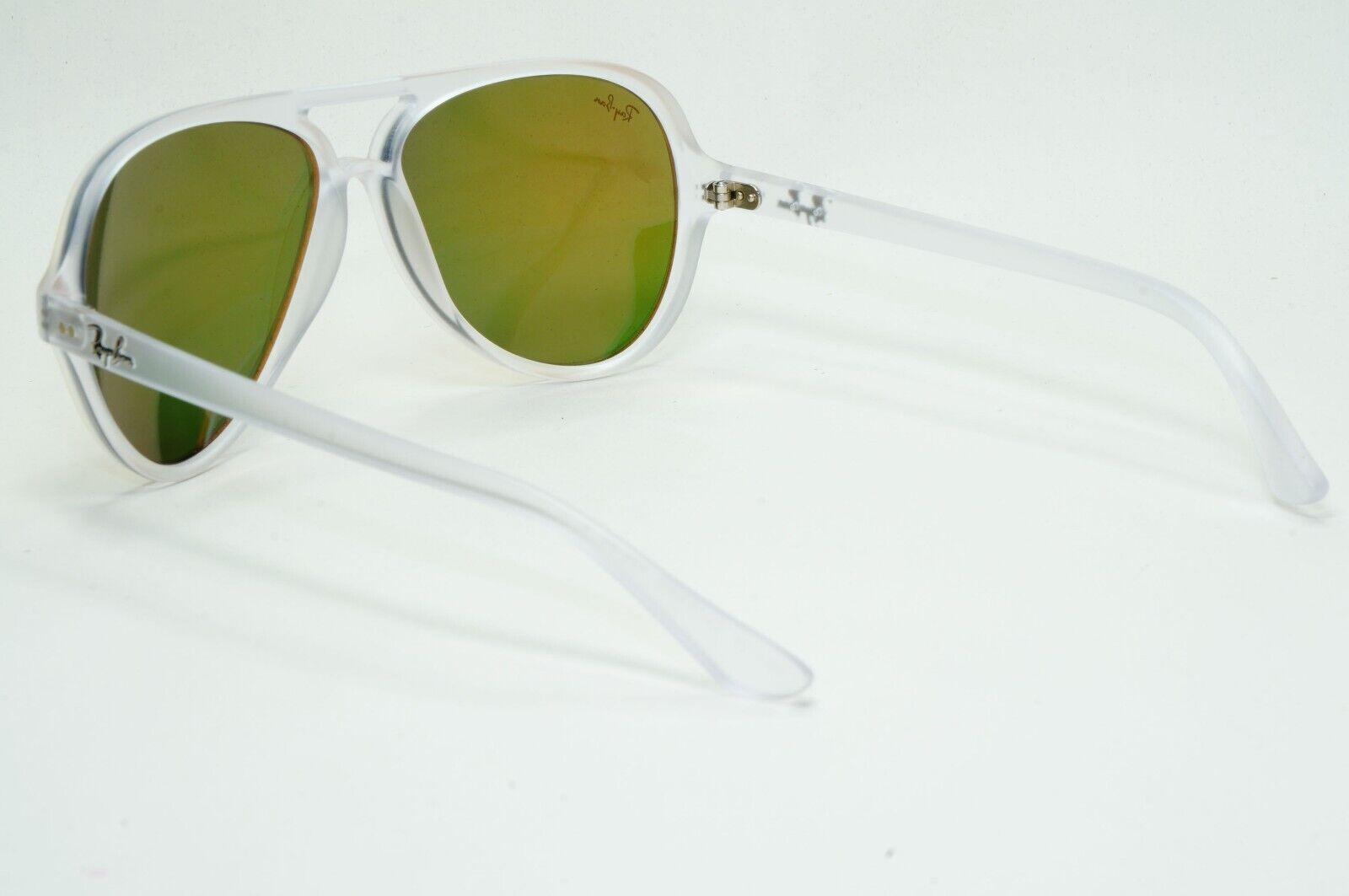 Ray-Ban Sunglasses 2010 Vintage CATS 5000 Transparent Orange RB 4125 646/69 59mm