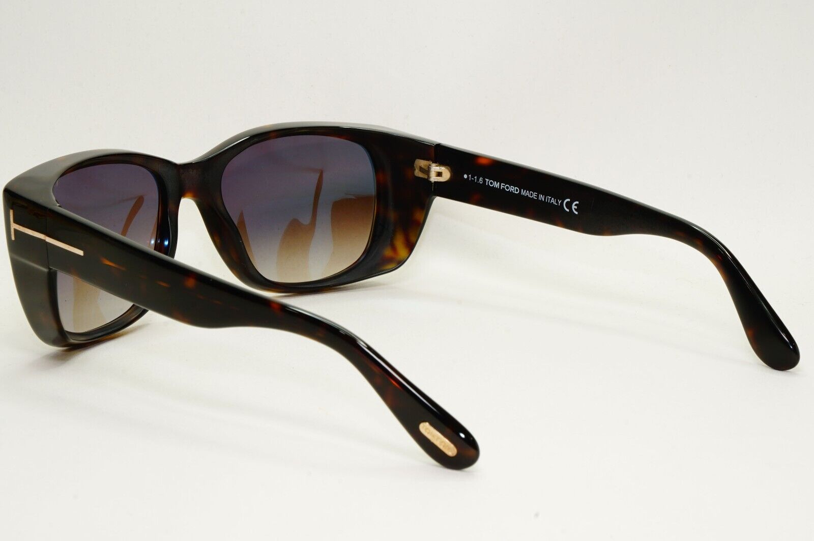 Tom Ford Sunglasses Carson Dark brown Gradient Square Acetate FT0441 TF 441 52K