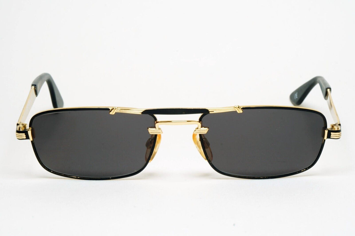 Versus Sunglasses 1996 by Gianni Versace Vintage Rectangle Gold MOD F06 COL 33M