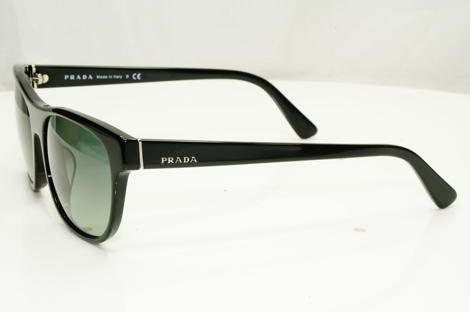 Authentic Prada Glass Lenses Mens Black Designer Sunglasses SPR 04X F 1AB-2D0