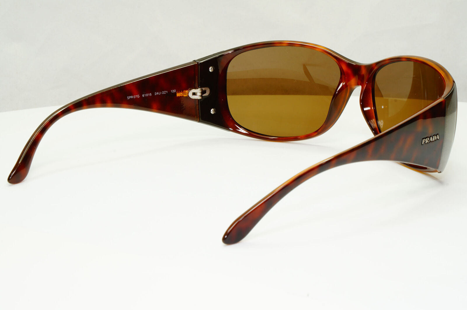 Prada 2005 Sunglasses Vintage Brown Tortoiseshell PR07GS SPR 07G 2AU-2Z1 190123