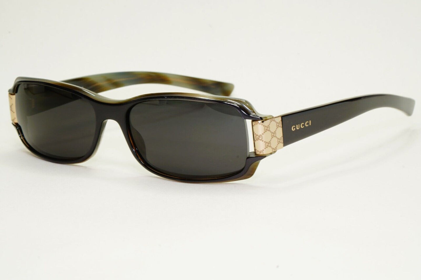 Gucci Sunglasses 1999 Vintage Black Grey Rectangle Small GG 2548/S NJ5 050824