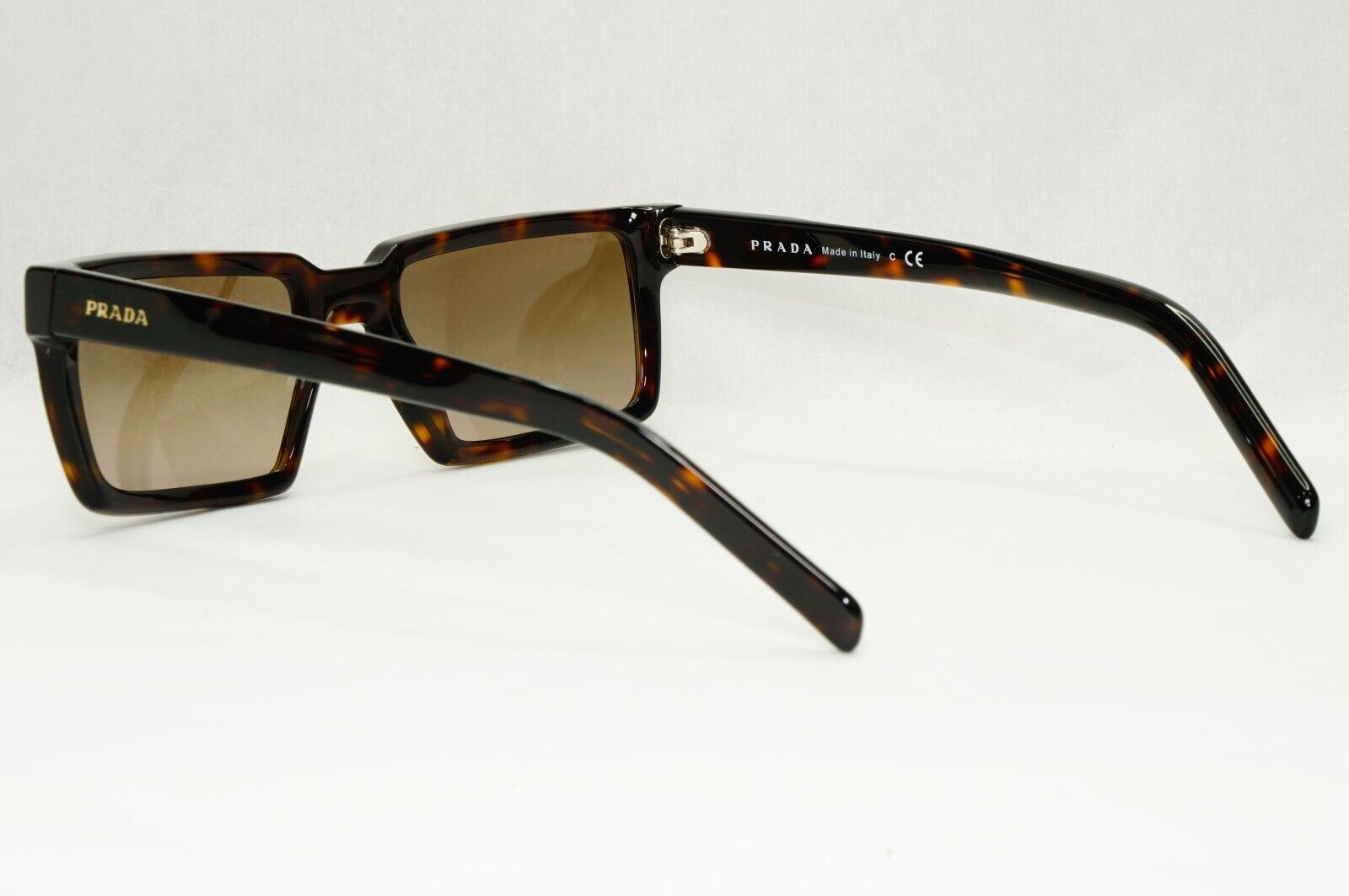 Prada Sunglasses Technique Brown Tortoiseshell Square PR03SS SPR 03S 2AU-1X1