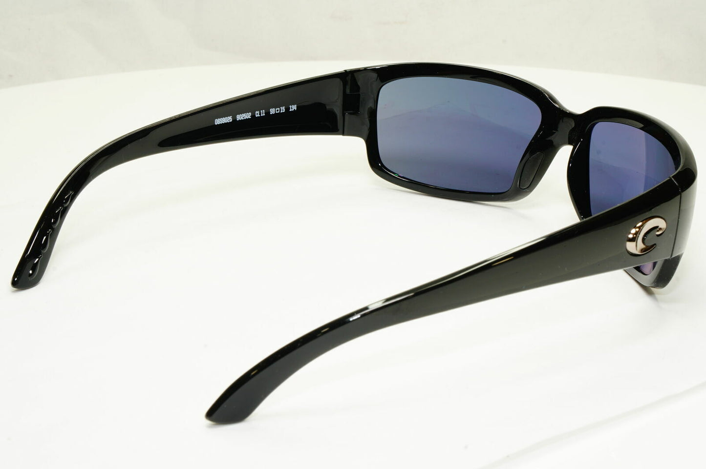 Costa Del Mar Black Polarized Sunglasses Caballito Mens 06S9025 902505 CL 11