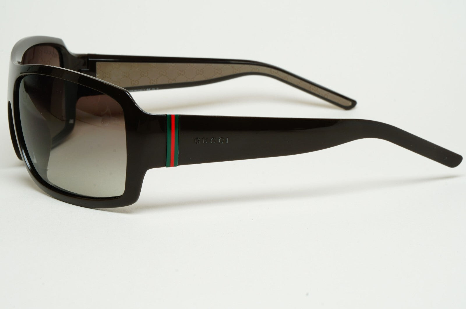 Gucci Sunglasses 2007 Vintage Dark Brown Wrap Gradient GG 1012/S COKDB 140325