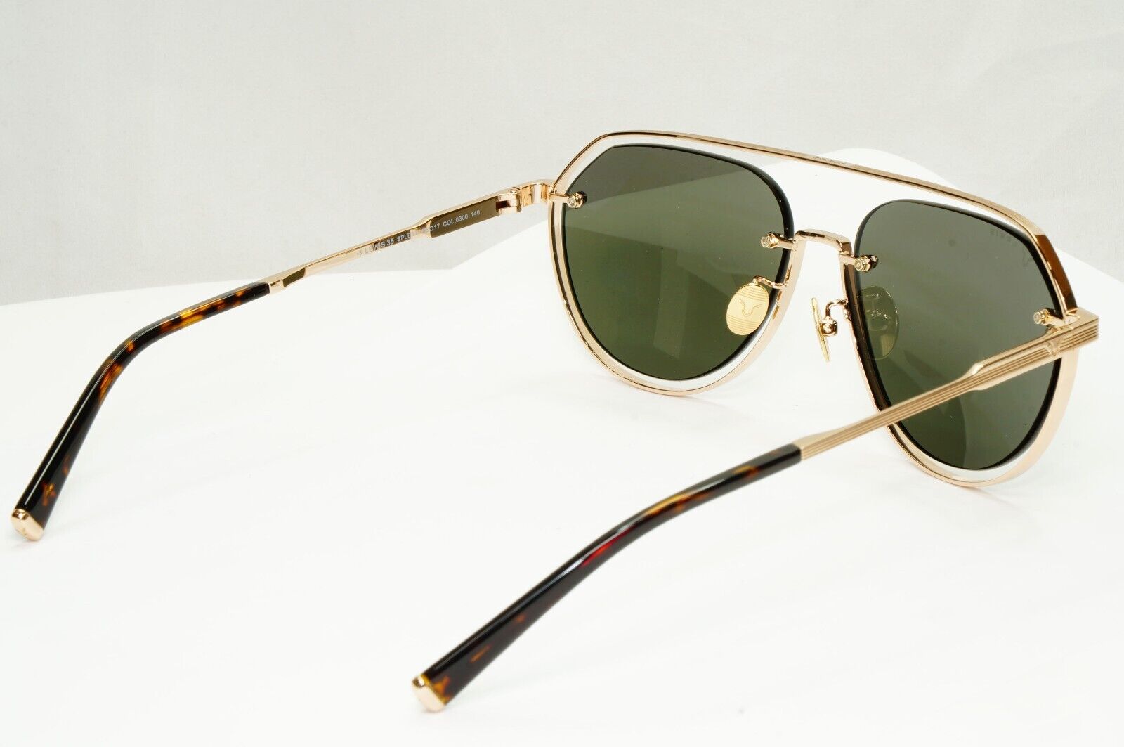 Police Lewis Hamilton F1 Sunglasses Gold Grey Metal Pilot SPL E17 COL 0300